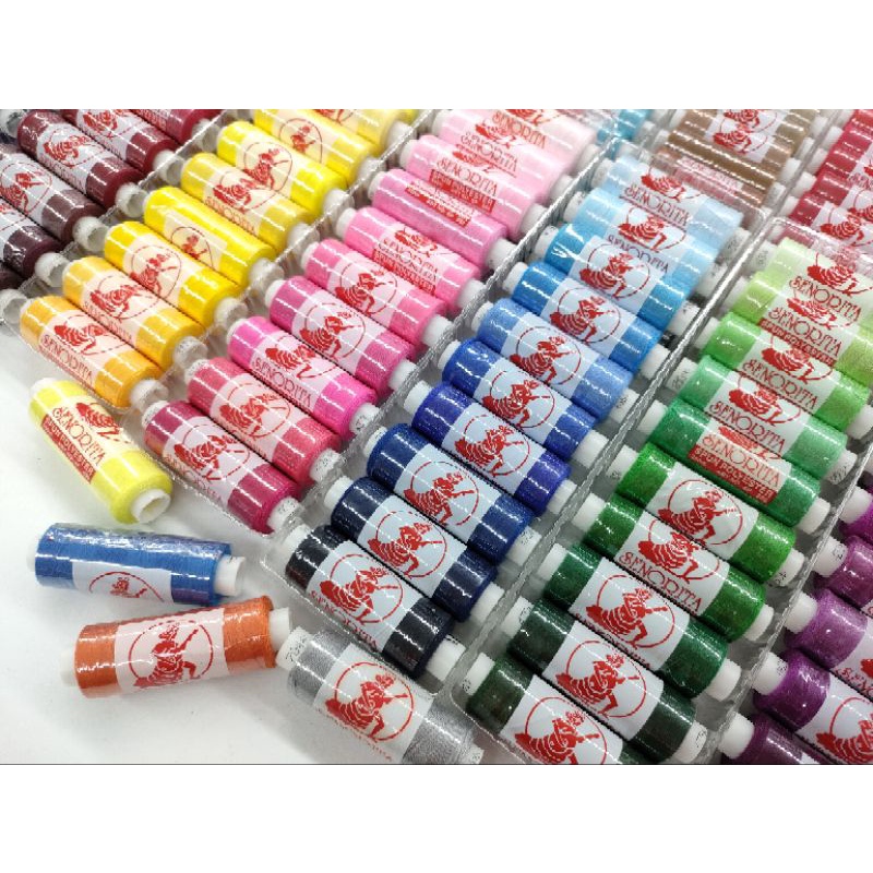 Pcs Senorita Sewing Thread Set Benang Jahit Senorita Mts