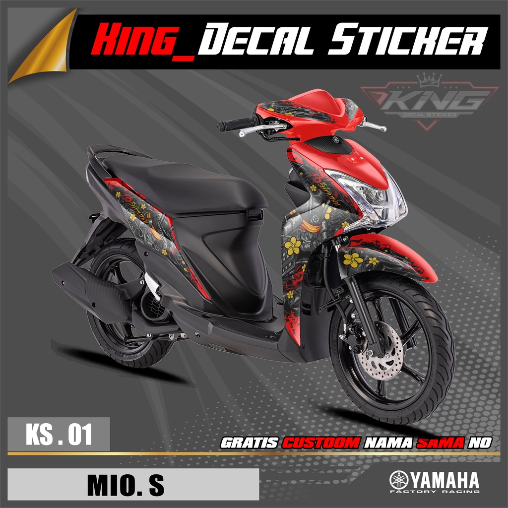 Decal Sticker Yamaha MIO S Full Body Decal Sticker Striping