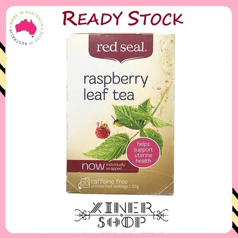 Ready Stock EXP 01 2025 Red Seal Raspberry Leaf Tea 20 Teabags 35g