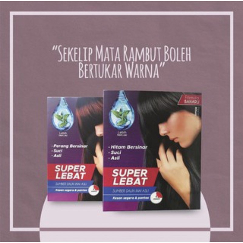 Pewarna Rambut Super Lebat Dherbs By Aliff Syukri Shahidadherbs