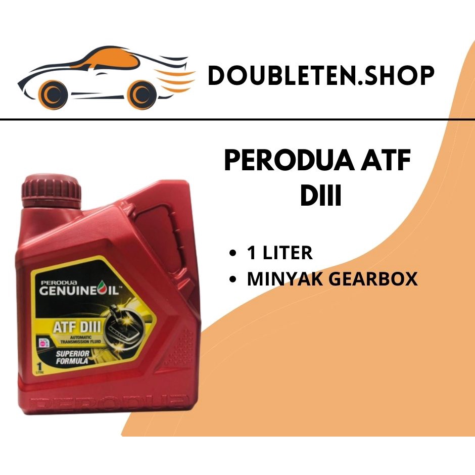 Perodua Atf DIII Minyak Gearbox Auto 1L Automatic Transmission Fluid