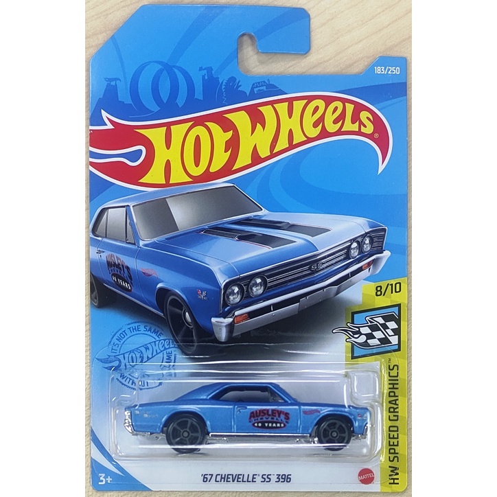 Hot Wheels 67 Chevelle SS 396 HW 1967 Speed Graphics Muscle Mania