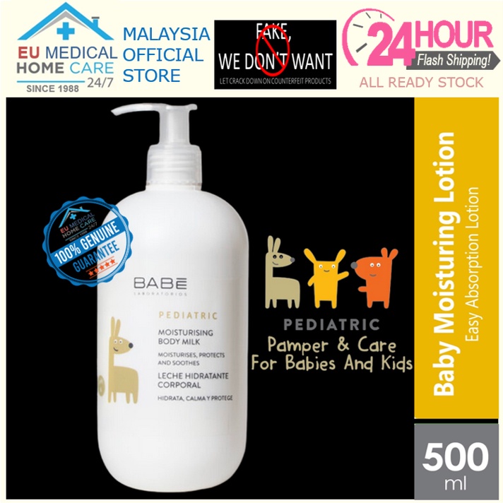 Babe Laboratorios Pediatric Moisturising Body Milk Baby Easy