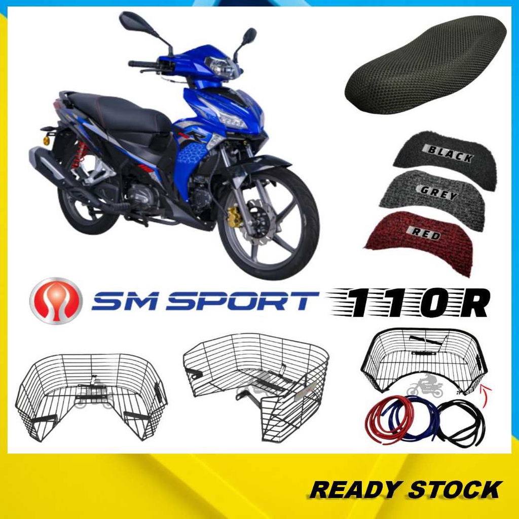 MAA SM Sport 110R Besi Basket Motor Raga Add On Seat Cover Net Size