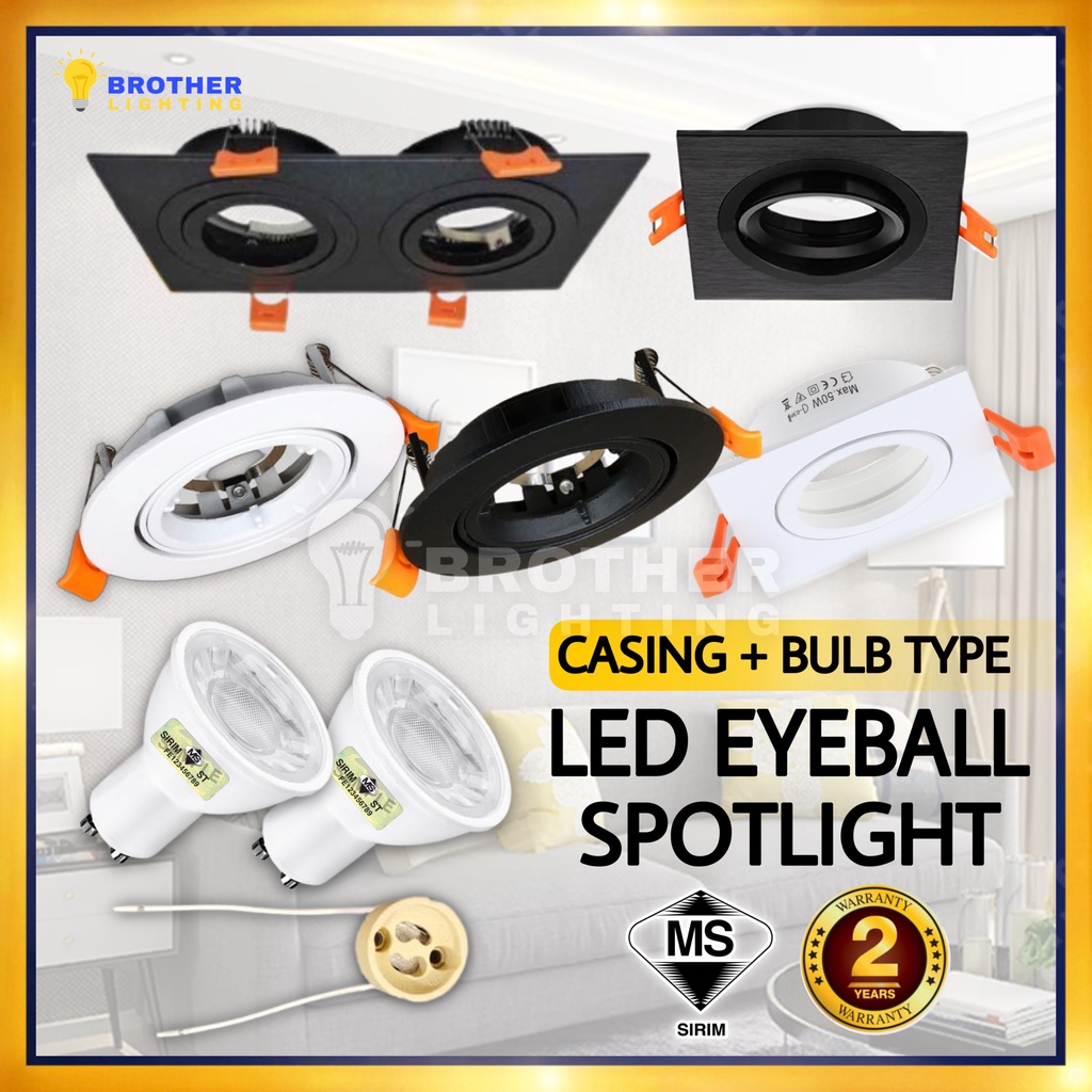 Sirim Led Eyeball Light Gu Mr Spotlight Bulb Ceiling Lighting