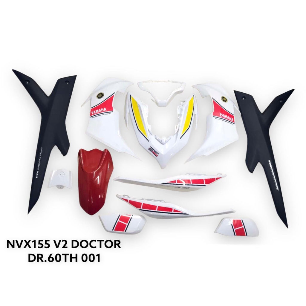 Doctor Cover Set Yamaha NVX V2 Aerox 155 Full Set Gundam Blue White Red