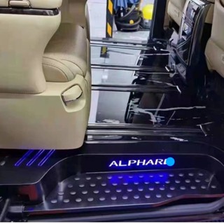 Toyota Alphard Vellfire Agh Led Door Side Step Sill Plate Stainless