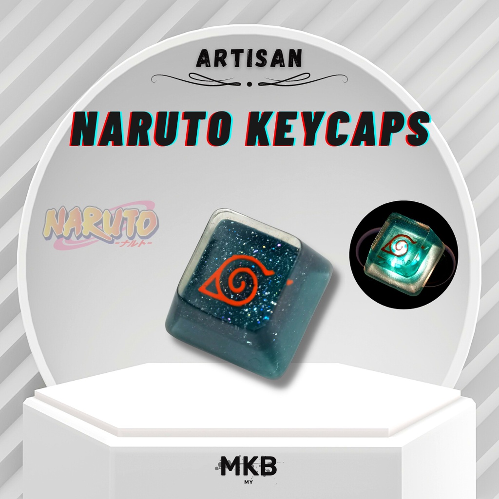 READY STOCK Artisan Naruto Keycap For Mechanical Gaming Keyboard