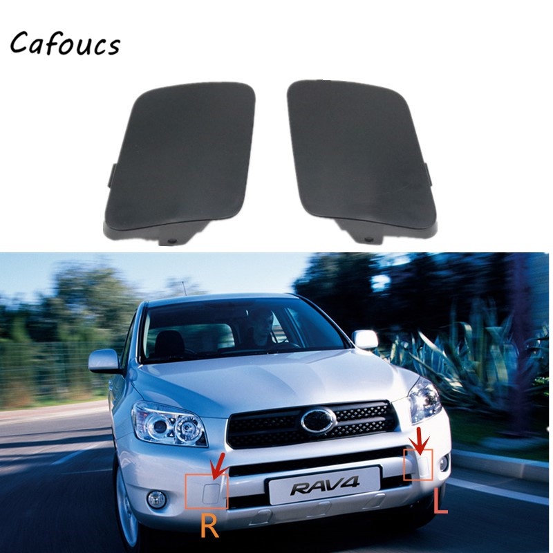 Cafoucs Original Car Front Bumper Tow Hook Cover Trailer Cap For Toyota