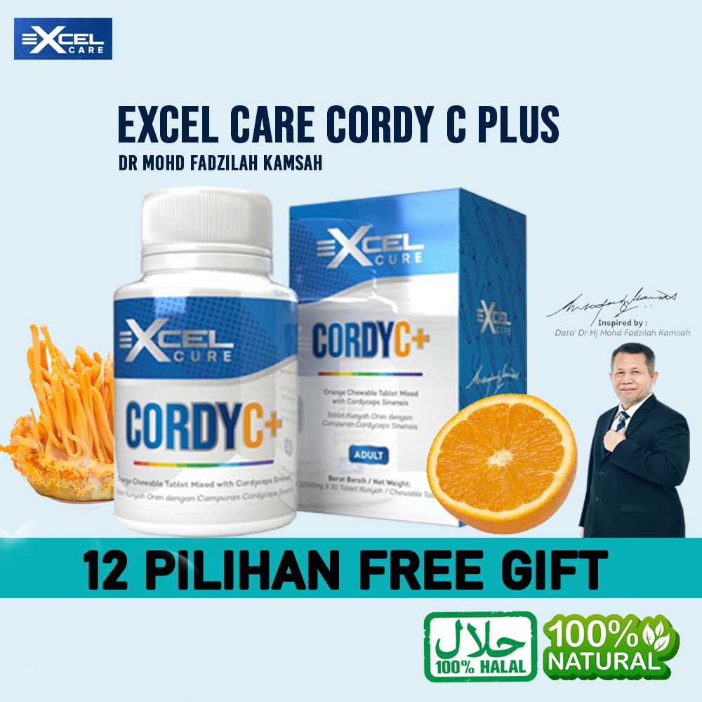 Excel Care Cordy C Cordyceps Militaris Orange Chewable Tablet