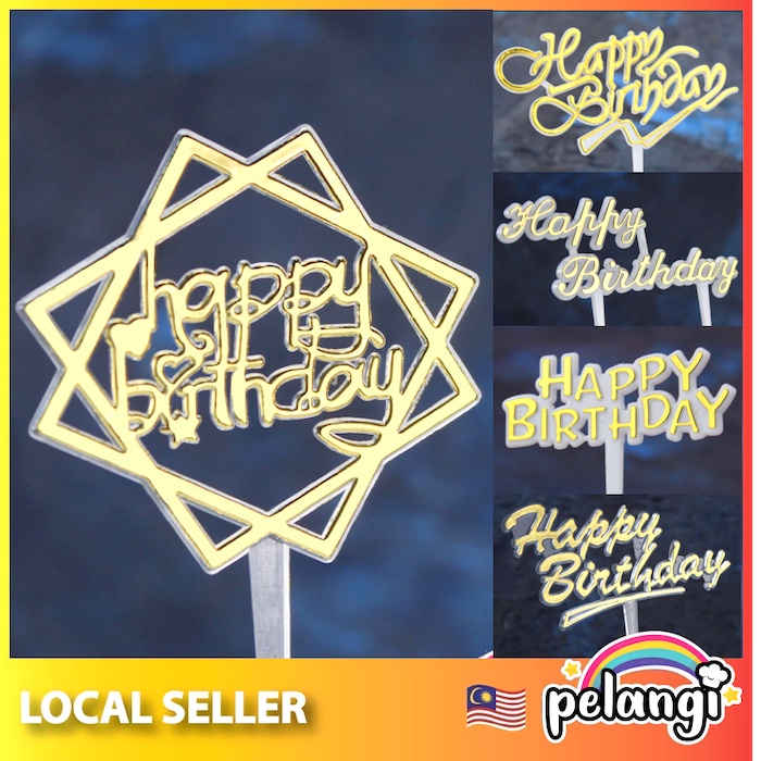 Pelangi Pc Mini Cake Toppers For Cupcakes Topper Cake Mini