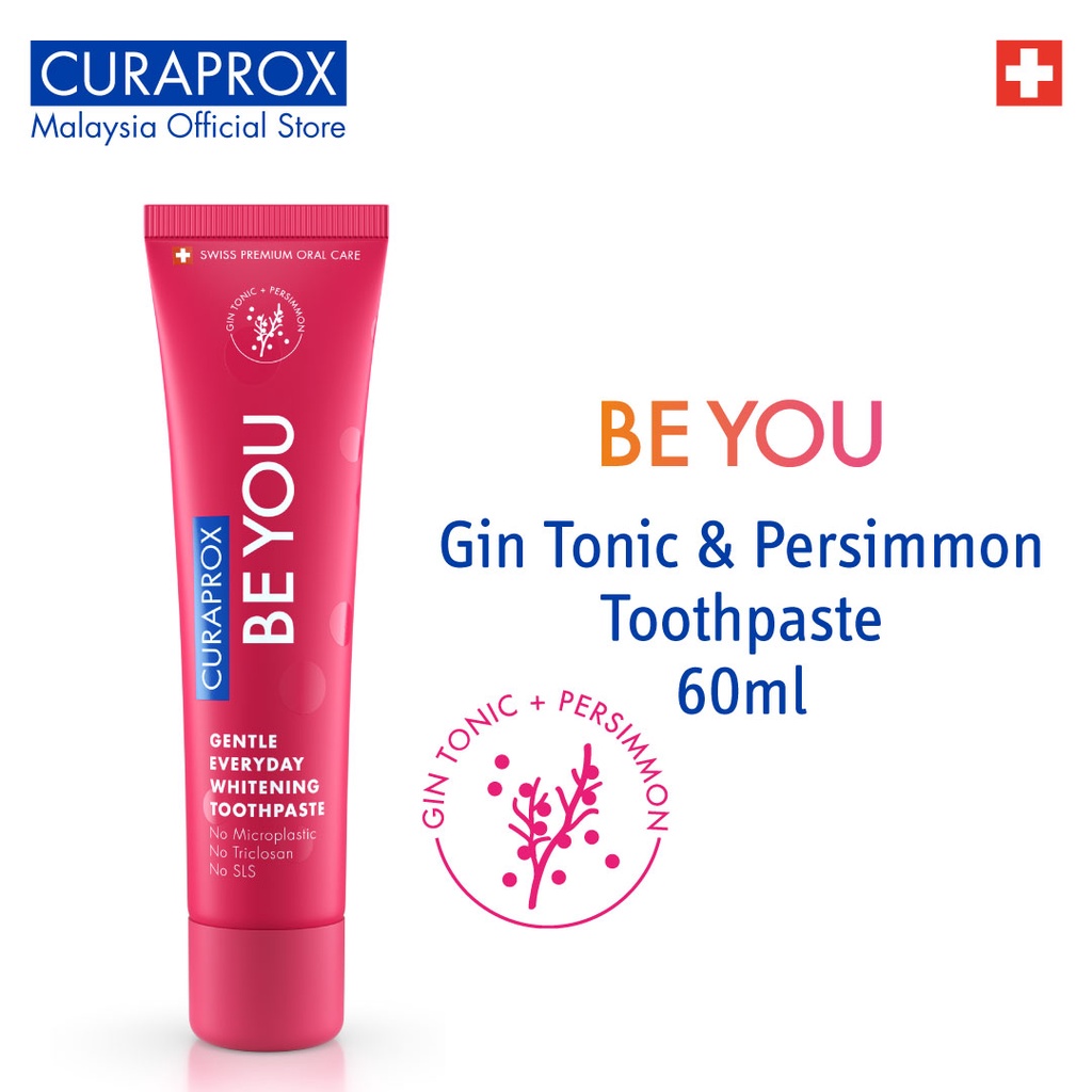 CURAPROX Be You Toothpaste Gin Tonic Persimmon 60ml Shopee Malaysia