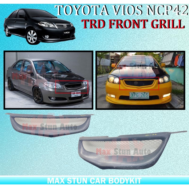 Toyota Vios Ncp Trd Front Grill Sarung With Net Jaring Material