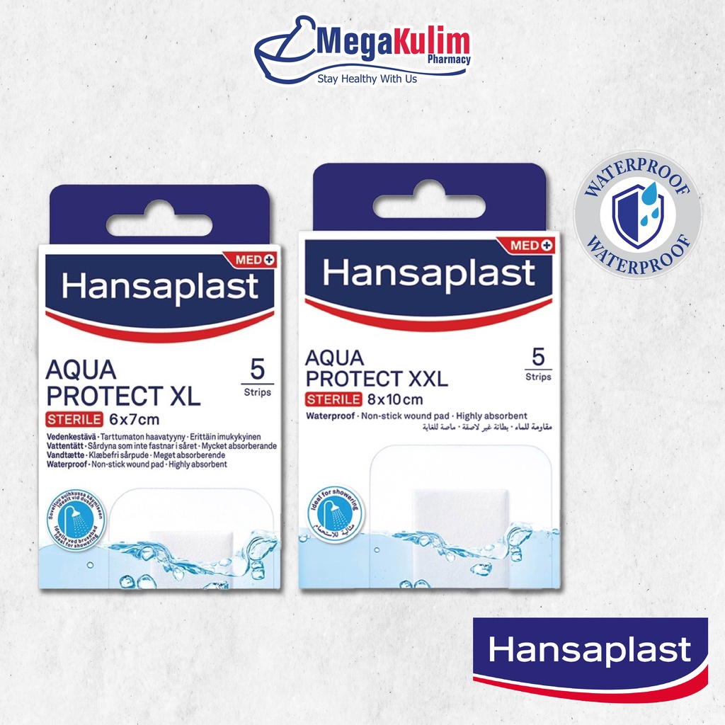 Hansaplast Aqua Protect Sterile Xl Xxl Pcs Shopee Malaysia