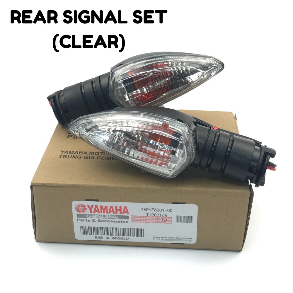 Lampu Lc135 V4 V5 V6 V7 3In1 Set Tinted Black Head Lamp Lampu Depan