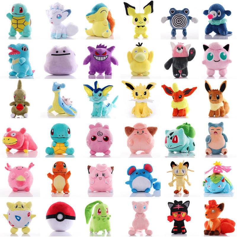 Pokemon Pikachu Plush Toy Doll Charizard Bulbasaur Psyduck Squirtle