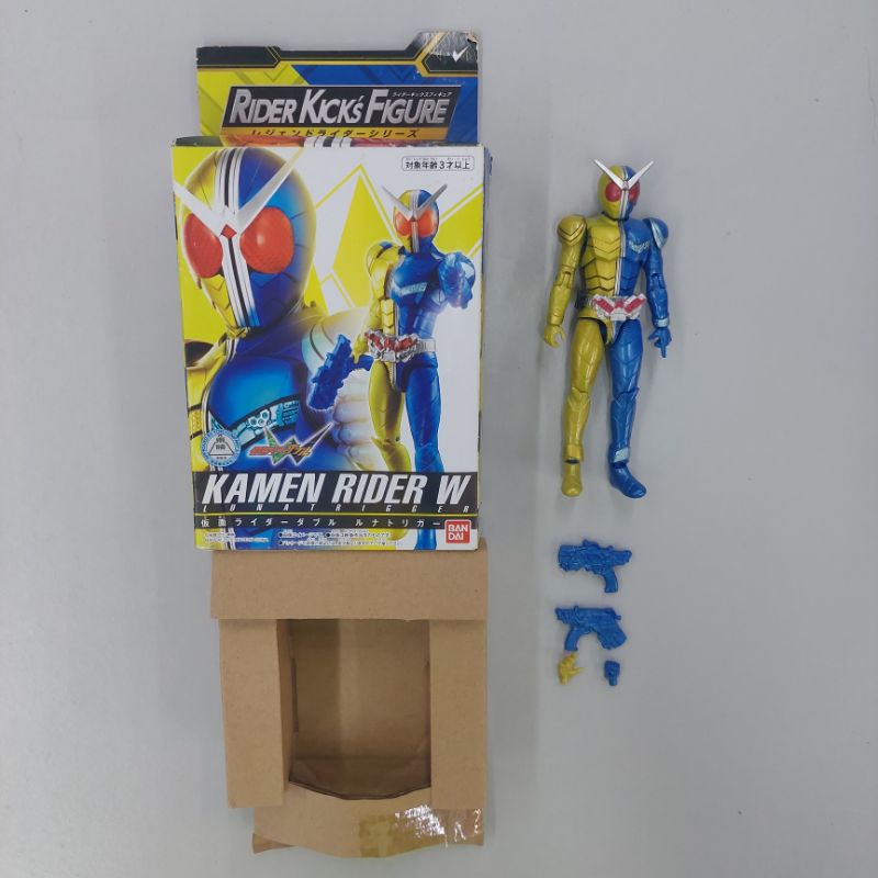 BANDAI Rider Kick S Figure Kamen Rider W Luna Trigger Legend Rider