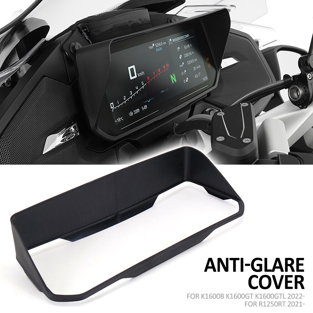 New Motorcycle Accessories Black Glare Shield TFT 10 25 Cockpit