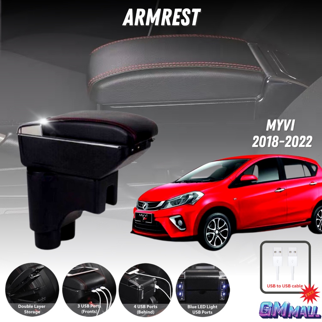 Usb Armrest Axia Bezza Viva Myvi Saga Blm Flx Exora Persona Brv Vios