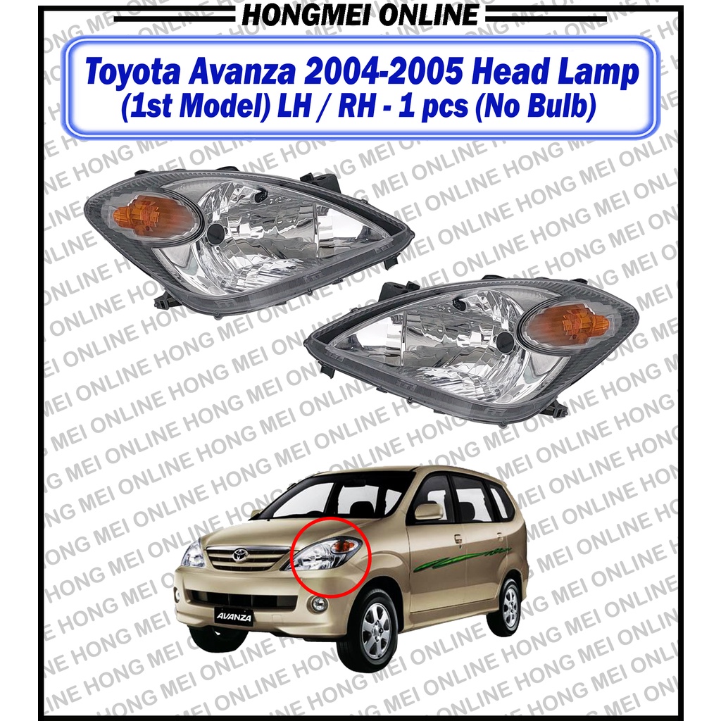 Toyota Avanza Head Lamp Lampu Depan Lampu