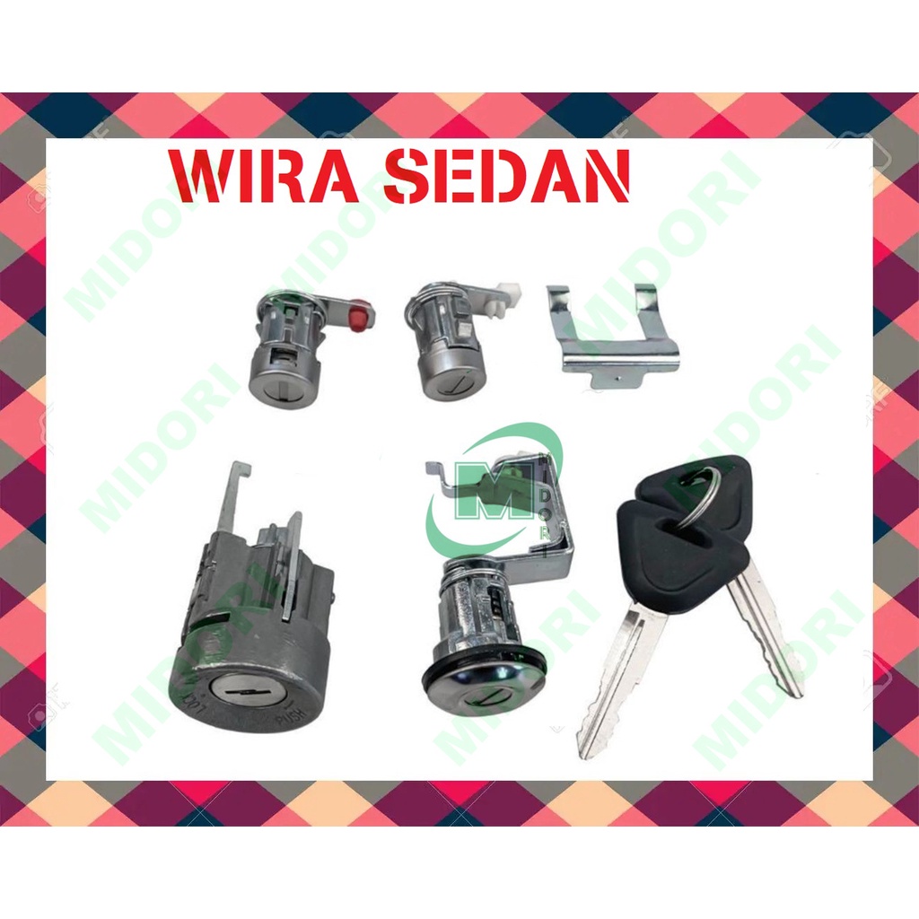 Proton Wira Key Set Full Set Sedan Aeroback Complete Shopee