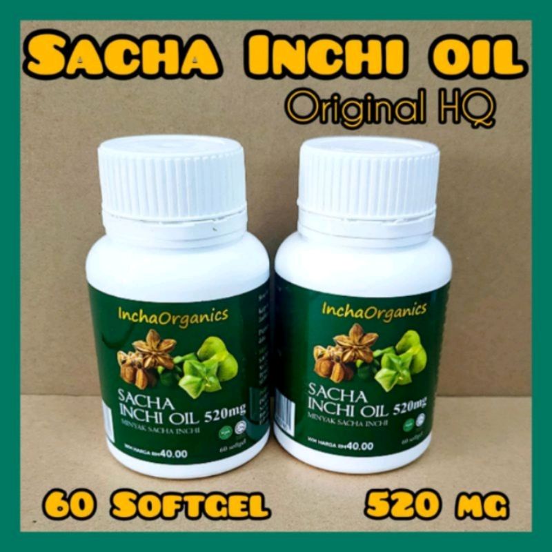 Sacha Inchi Oil Incha Organics Softgel Original Hq Shopee Malaysia