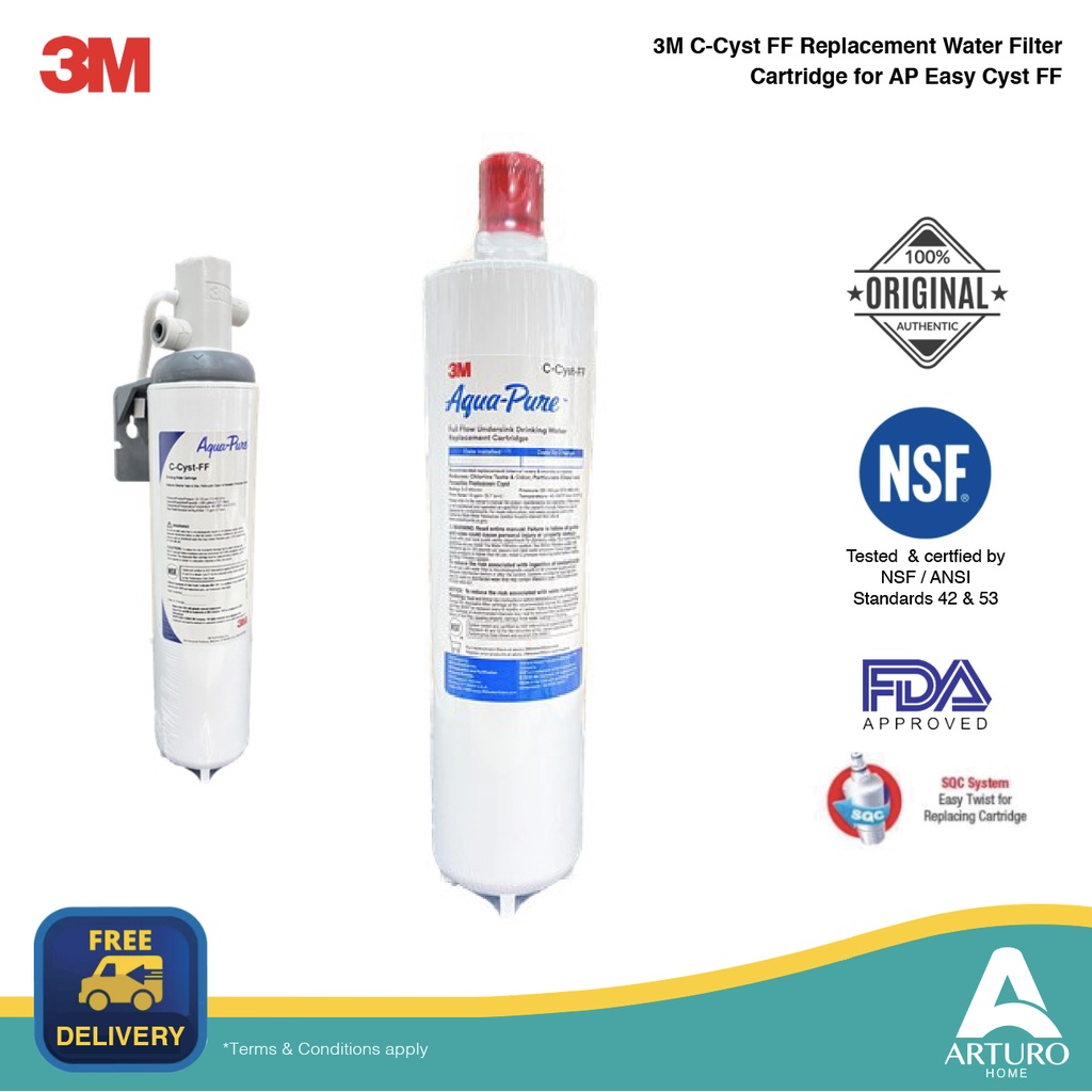 M C Cyst Ff Replacement Water Filter Cartridge For Model Ap Easy