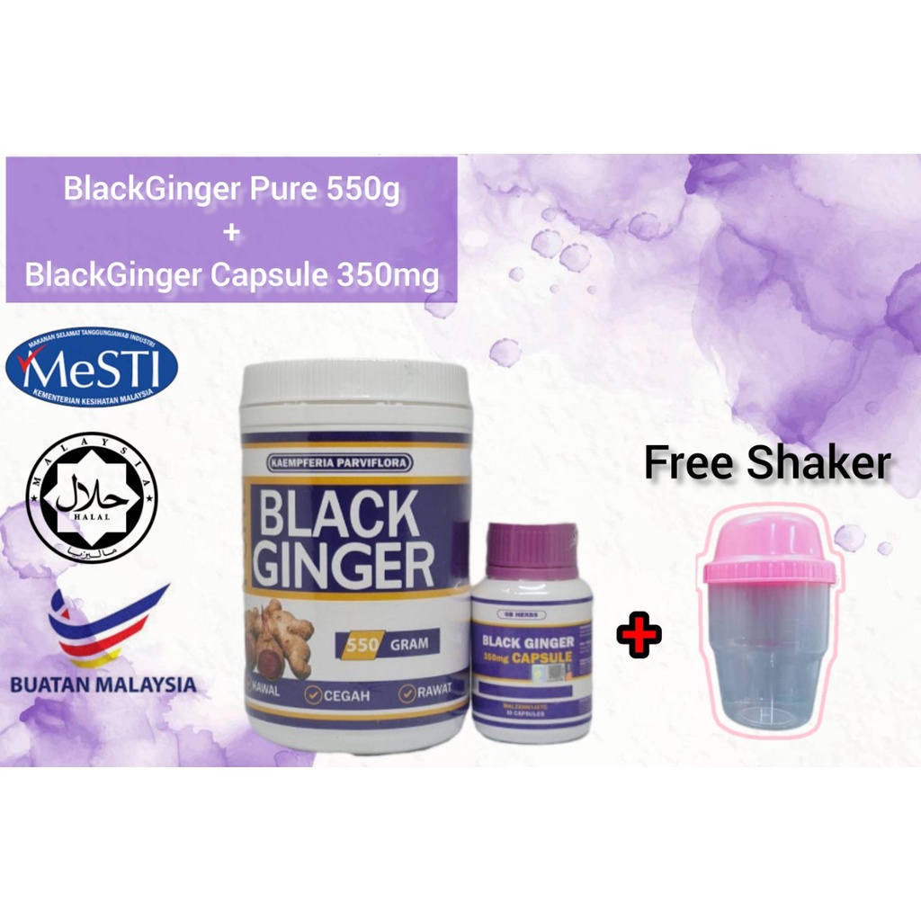 Kunyit Hitam Black Ginger Capsule Kopi Kunyit Hitam Blackginger Pure