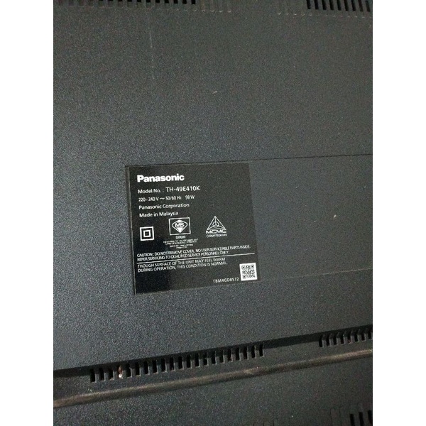 Panasonic Led Tv TH 49E410K Main Board Shopee Malaysia