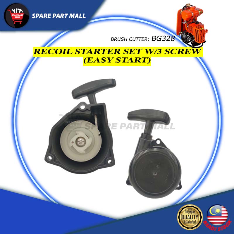 BRUSH CUTTER BG328 RECOIL STARTER SET 3S EASY START 4 TEETH