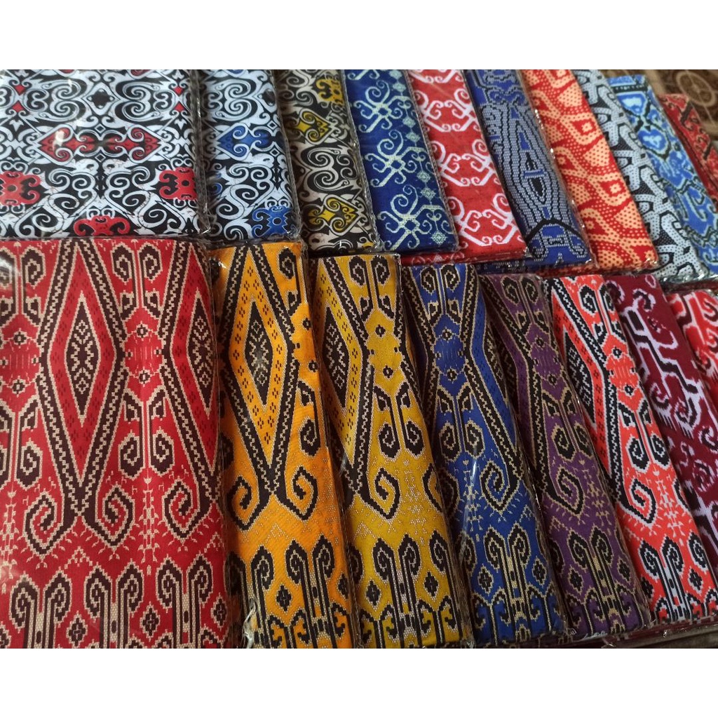 Special Deal Kain Sarung Batik Viral Borneo Sarawak Cotton Mix