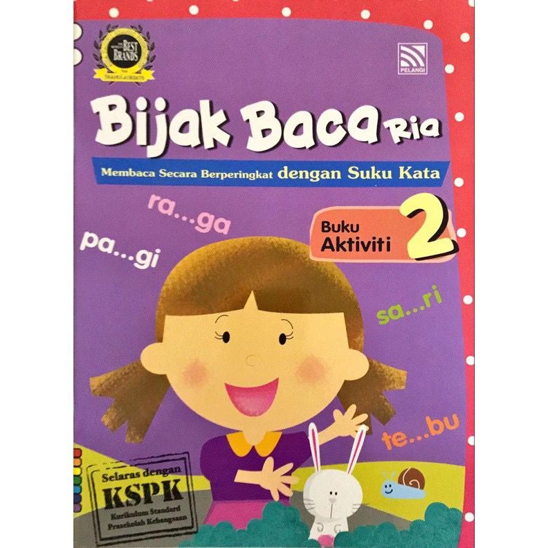 Bukulah Buku Prasekolah Bijak Baca Ria Buku Bacaan Aktiviti