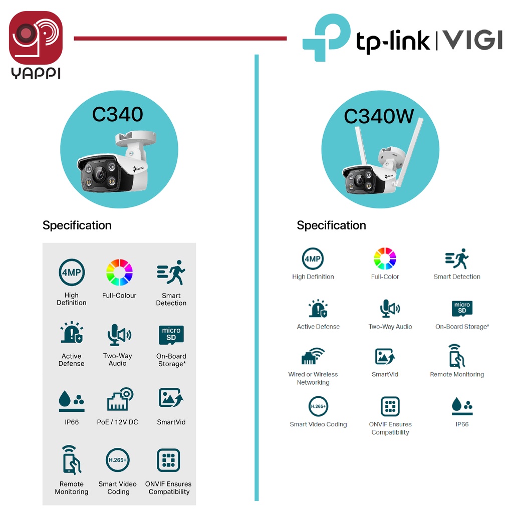 Tp Link Vigi Cctv Mp Full Color Wi Fi Ultra High Definition Bullet