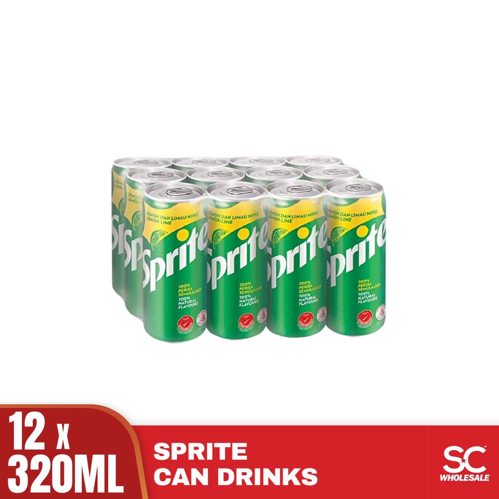 Sprite Sparking Lemon Lime Cans 320ml X 12 Shopee Malaysia