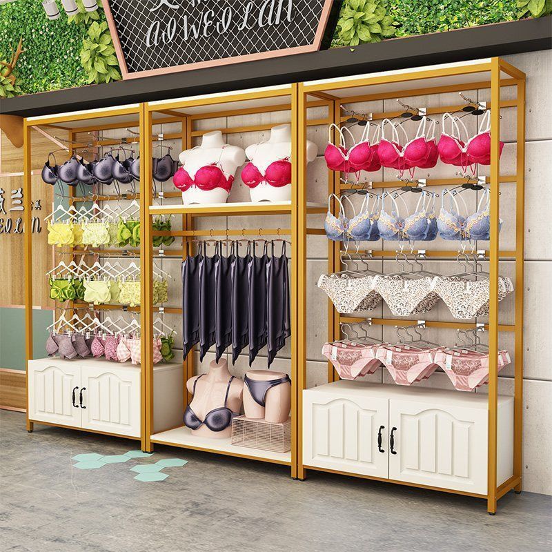 Lingerie Store Shelves Display Racks Bra Containers Floor Panties