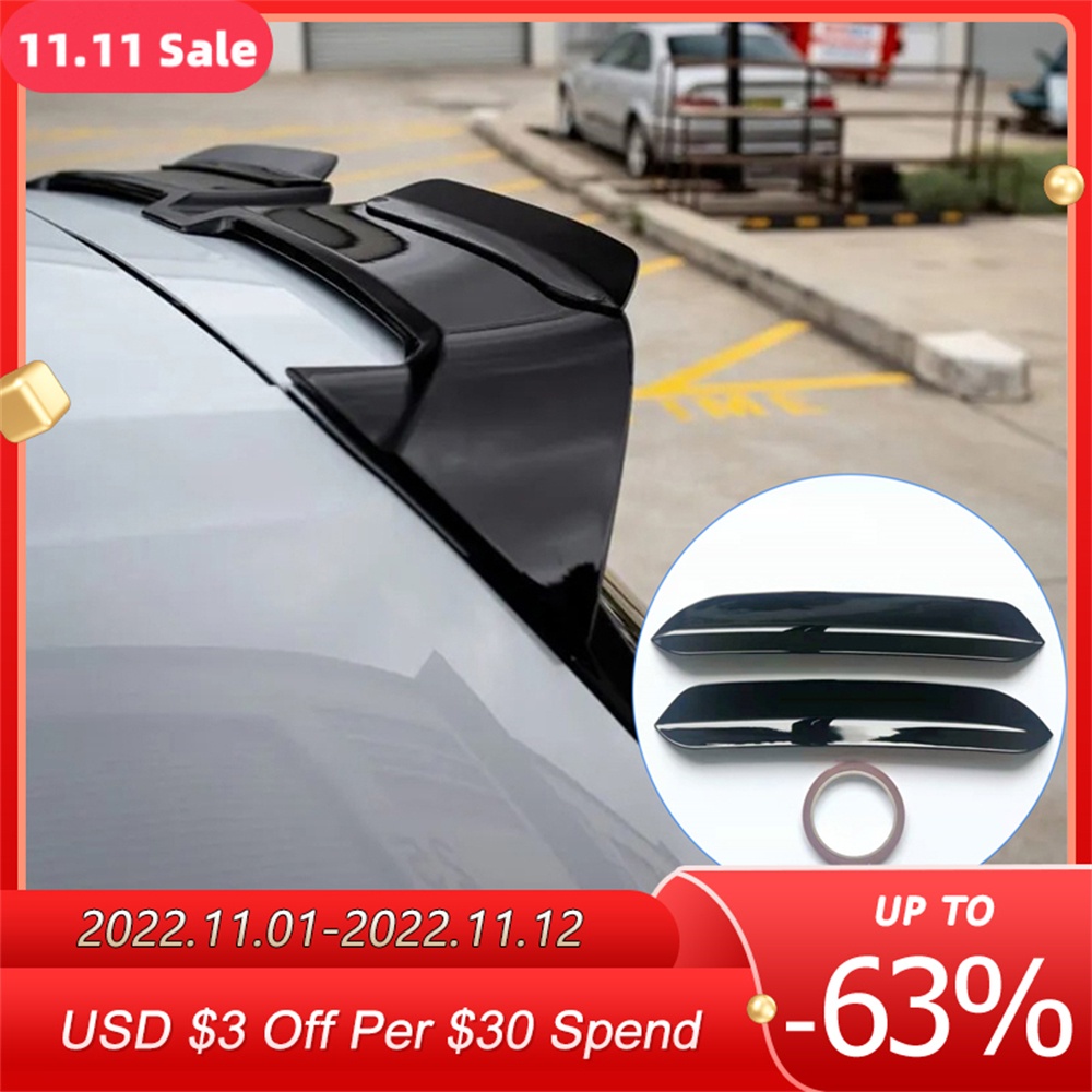 Pcs For Oettinger Roof Spoiler Extentions Flaps Rear Wing Fit Vw Golf