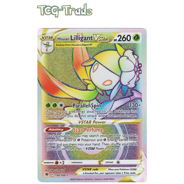 Pokemon TCG Singles SS10 Astral Radiance 190 189 Hisuian Lilligant