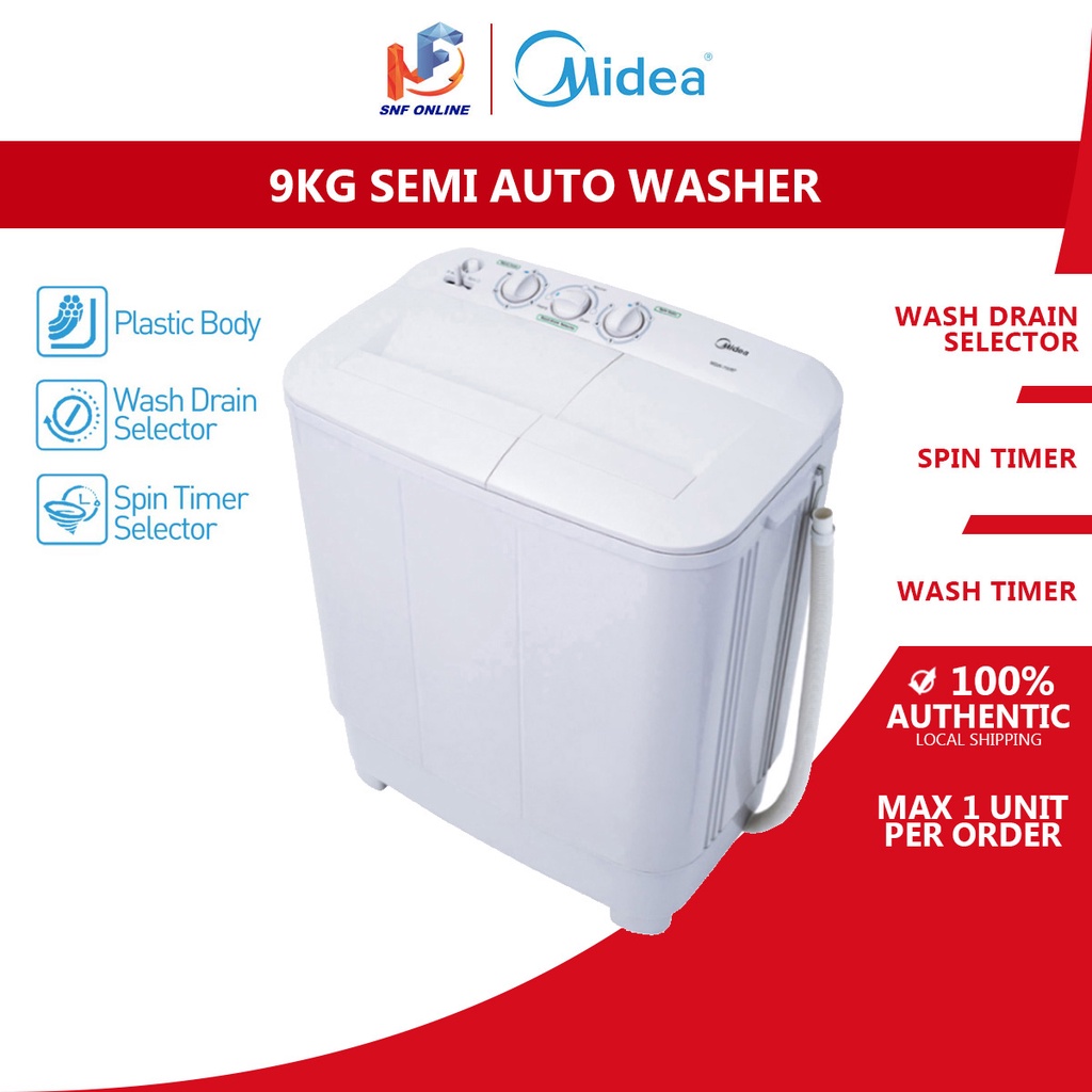 Midea Semi Auto Washing Machine Kg Msw P Shopee Malaysia