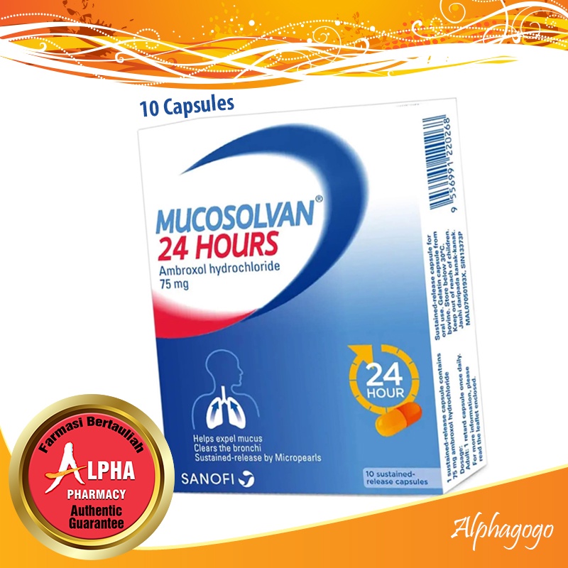 Mucosolvan 24 Hours 75mg 10 Capsules Shopee Malaysia