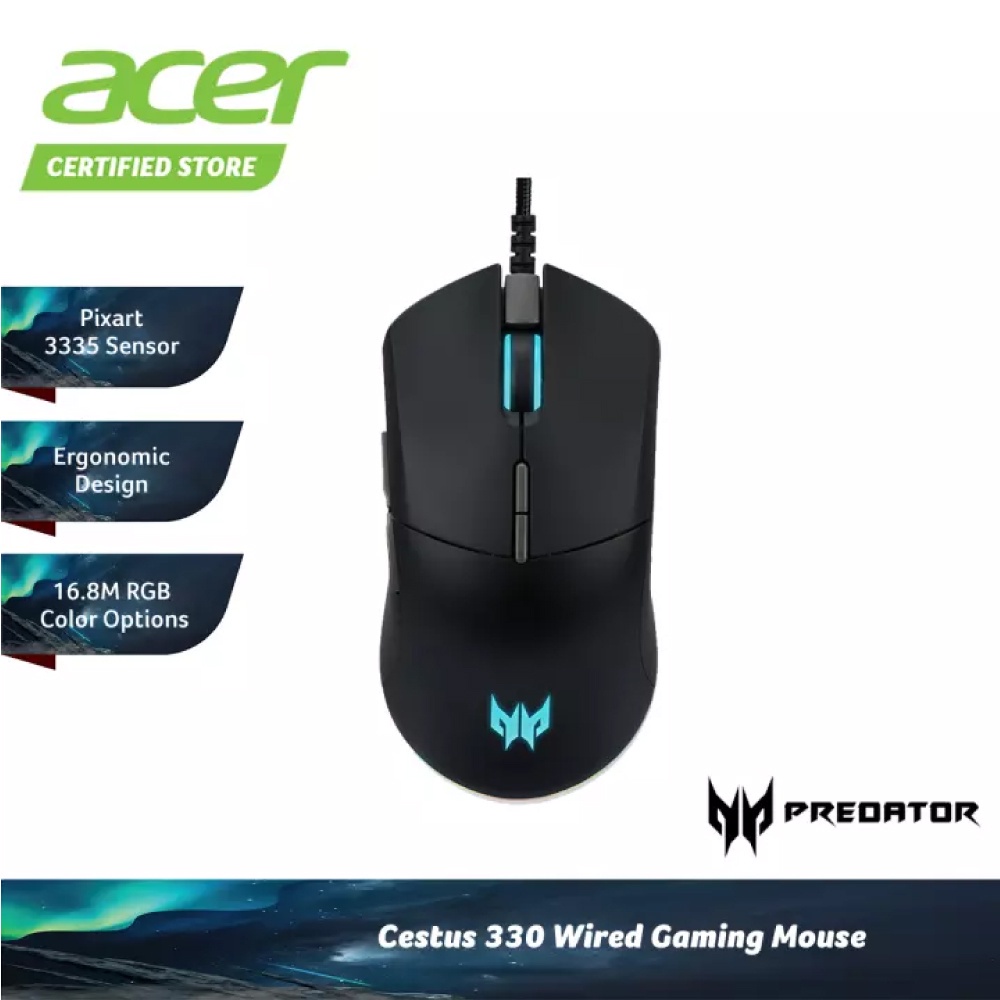 Acer Predator Cestus Gaming Mouse Shopee Malaysia