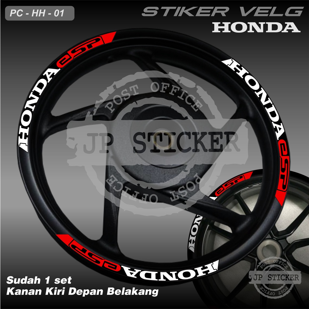 Cutting Sticker Honda Rims Sticker Velk Honda All Jp Shopee Malaysia