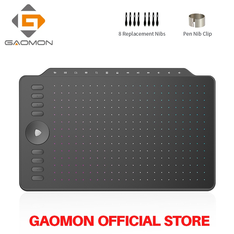 GAOMON M1220 Tablet Graphics Drawing 106 25inch Ultrathin Digital Pen