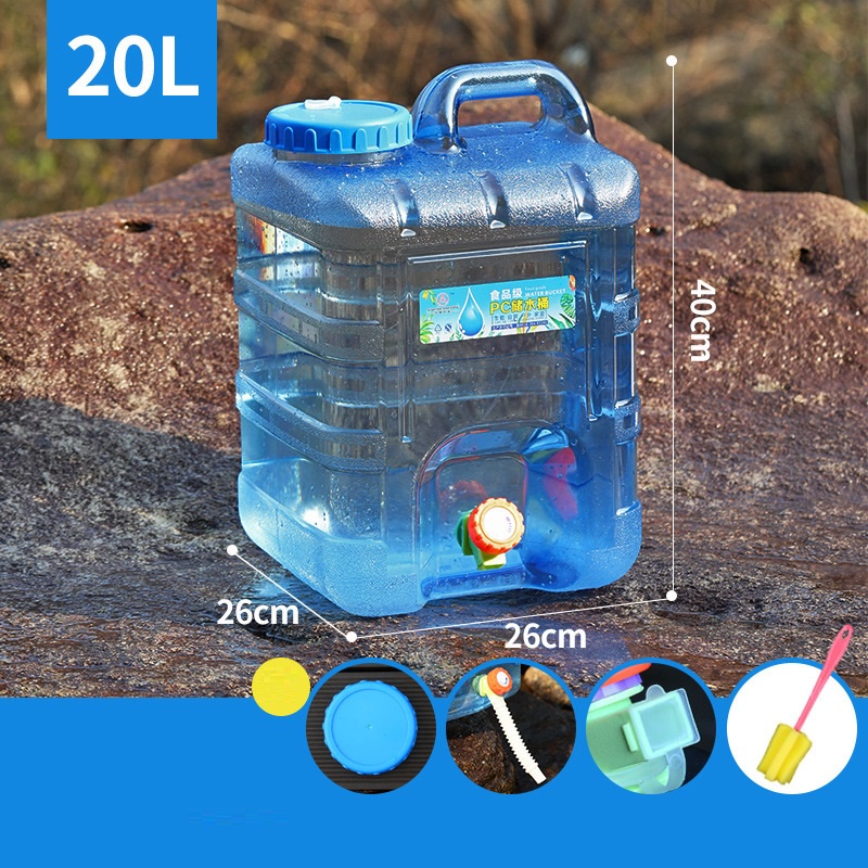 8L 12L 18L 22L 10L 15L 20L Portable Outdoor Water Barrel Bucket