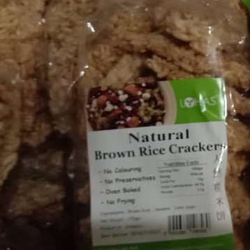 Lohas Natural Brown Rice Cracker Exp Shopee Malaysia