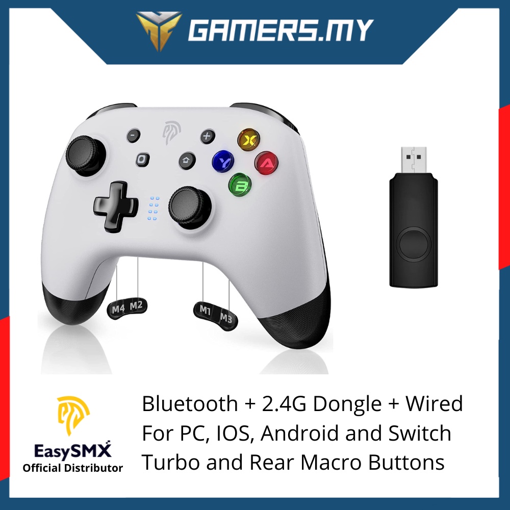 Easysmx Bayard Wireless Pro Controller With Dongle For Switch Pc