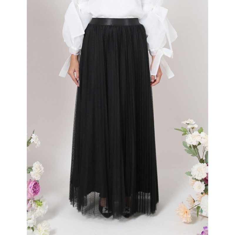 HIJABISTAHUB TUTU PLEATED SKIRT IN BLACK NEW Shopee Malaysia