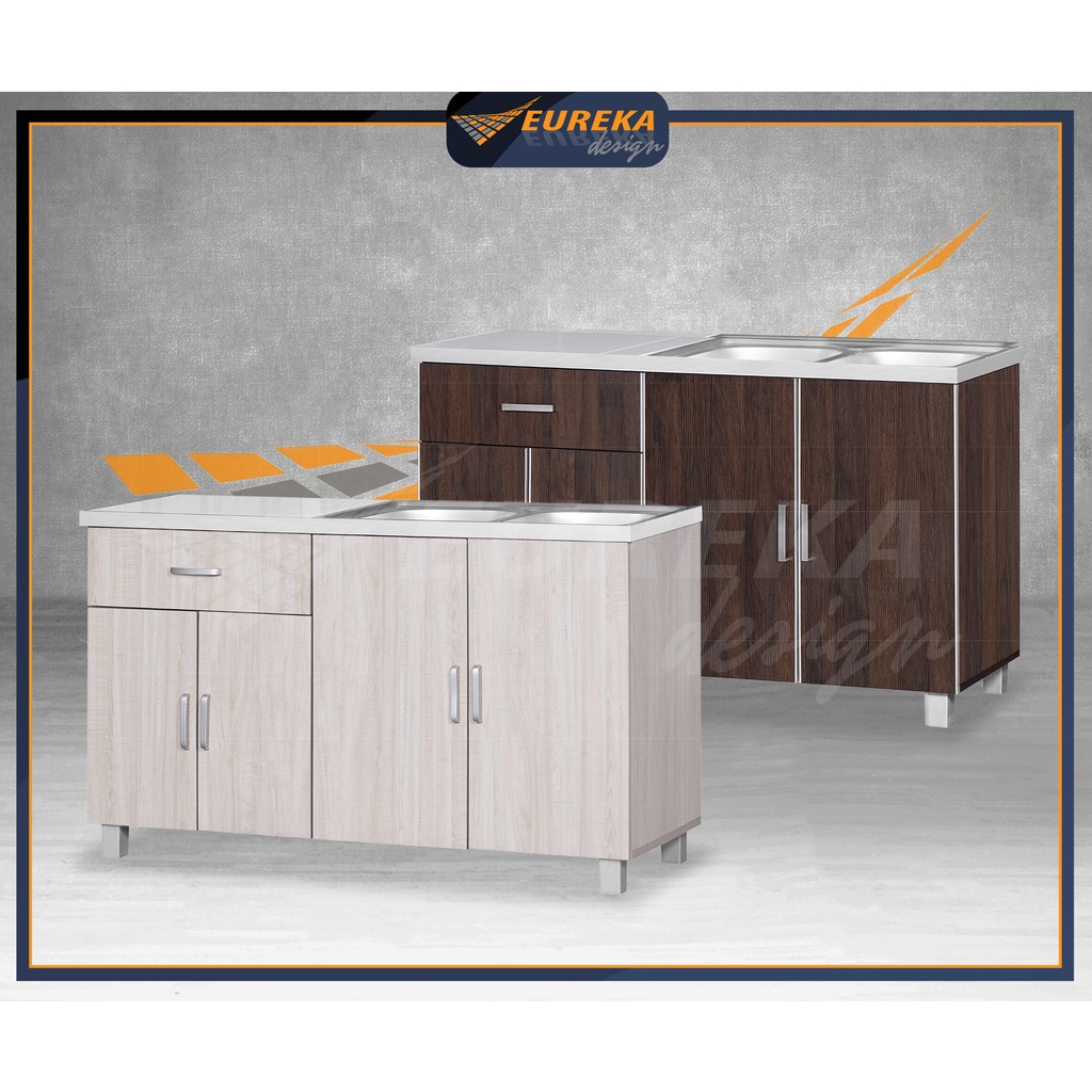 EUREKA 5ft Sink Kitchen Cabinet XL Size Kabinet Dapur Almari Basin