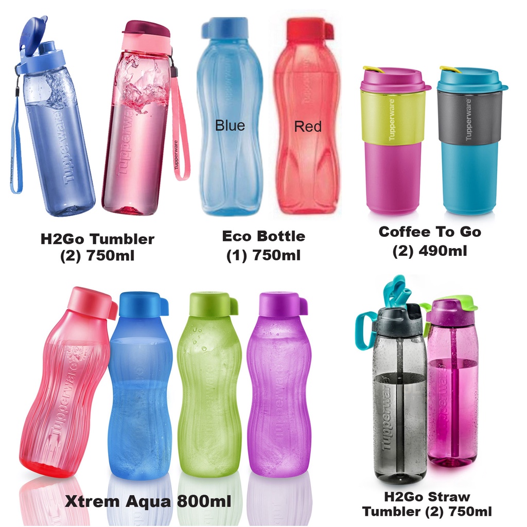 Tupperware H Go Tumbler Ml Eco Bottle Ml Xtremaqua Set