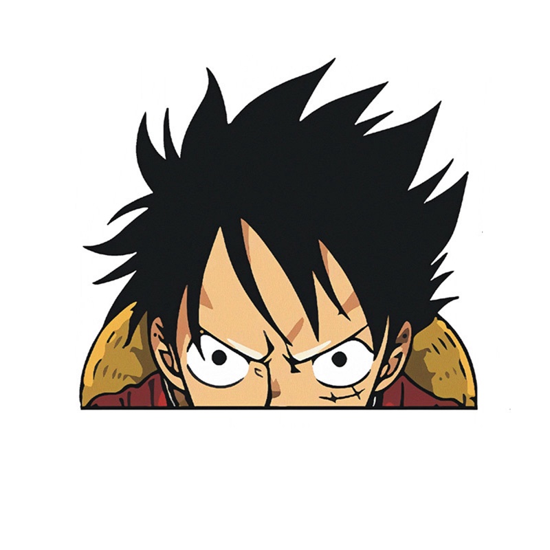 FASUSE One Piece Reflective Luffy Chopper Waterproof Car Stickers