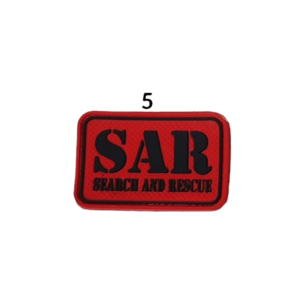 Patch Rubber Rescue Sar Basarnas Search And Rescue Bpbd Trc Fast